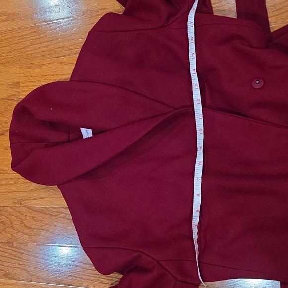 Calvin Klein Wool Blend Red Coat - SZ 8 - Picture 12 of 13